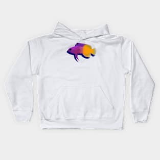 COLORFUL CORAL REEF FISH Kids Hoodie